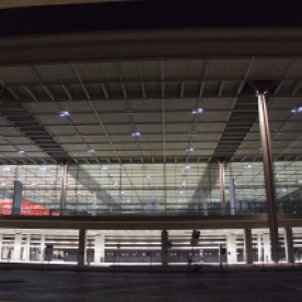 Terminal mit Festbeleuchtung